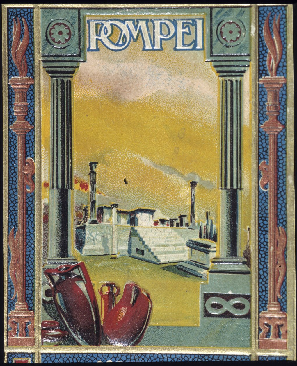Pompeje. od Unknown artist