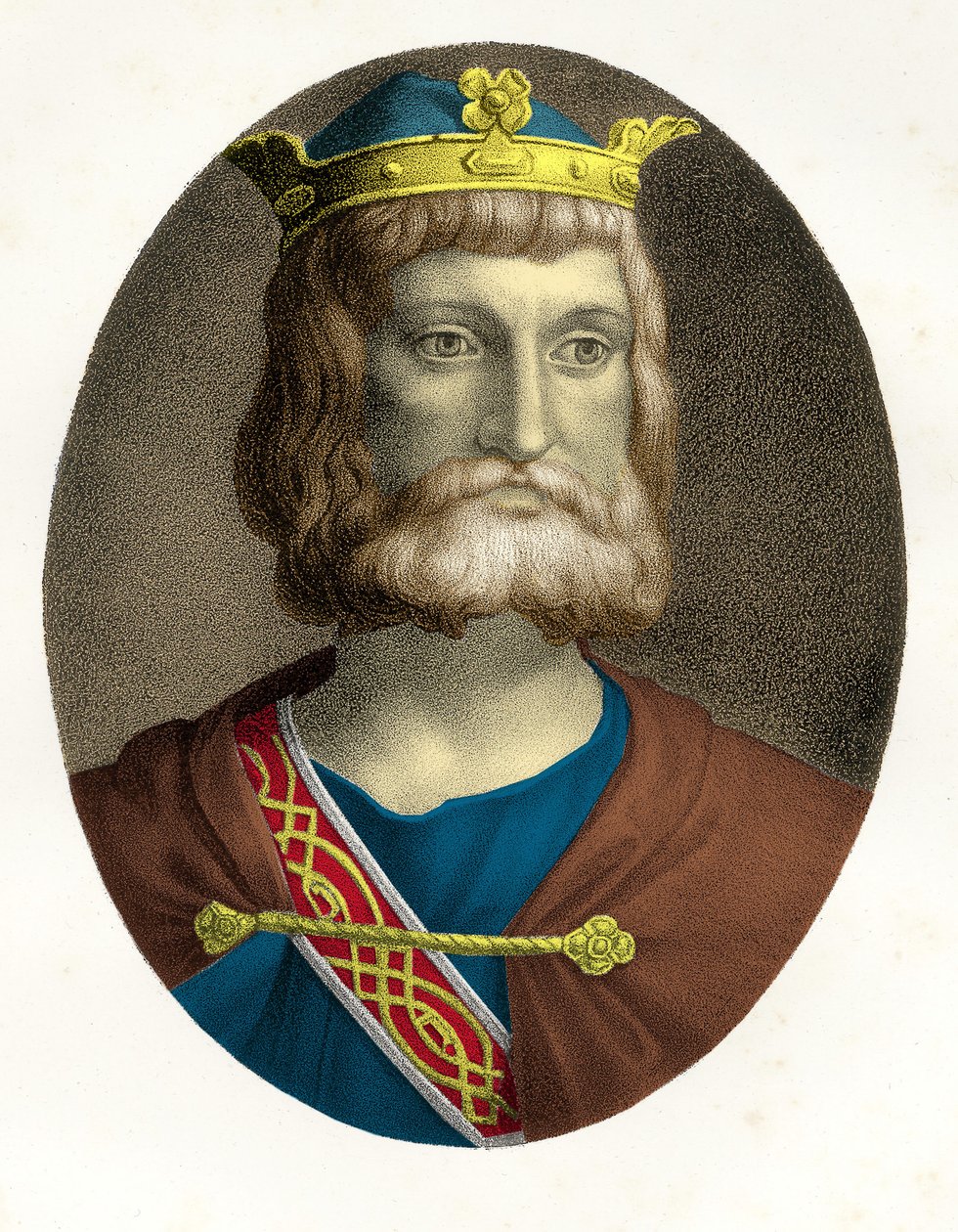 Portrét Charlese Martela (688-741) od Unknown artist