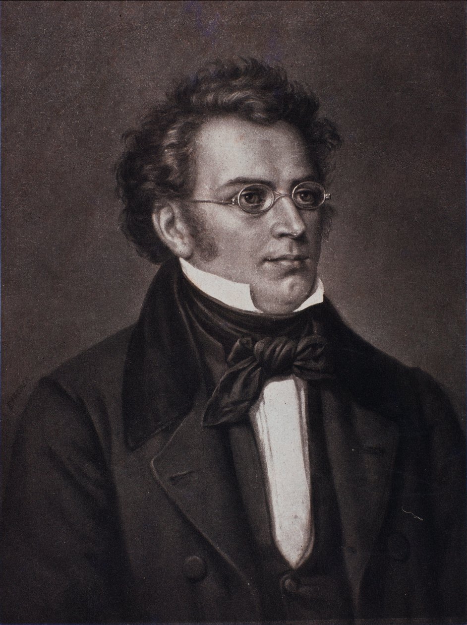Portrét Franze Schuberta (rytina) od Unknown artist
