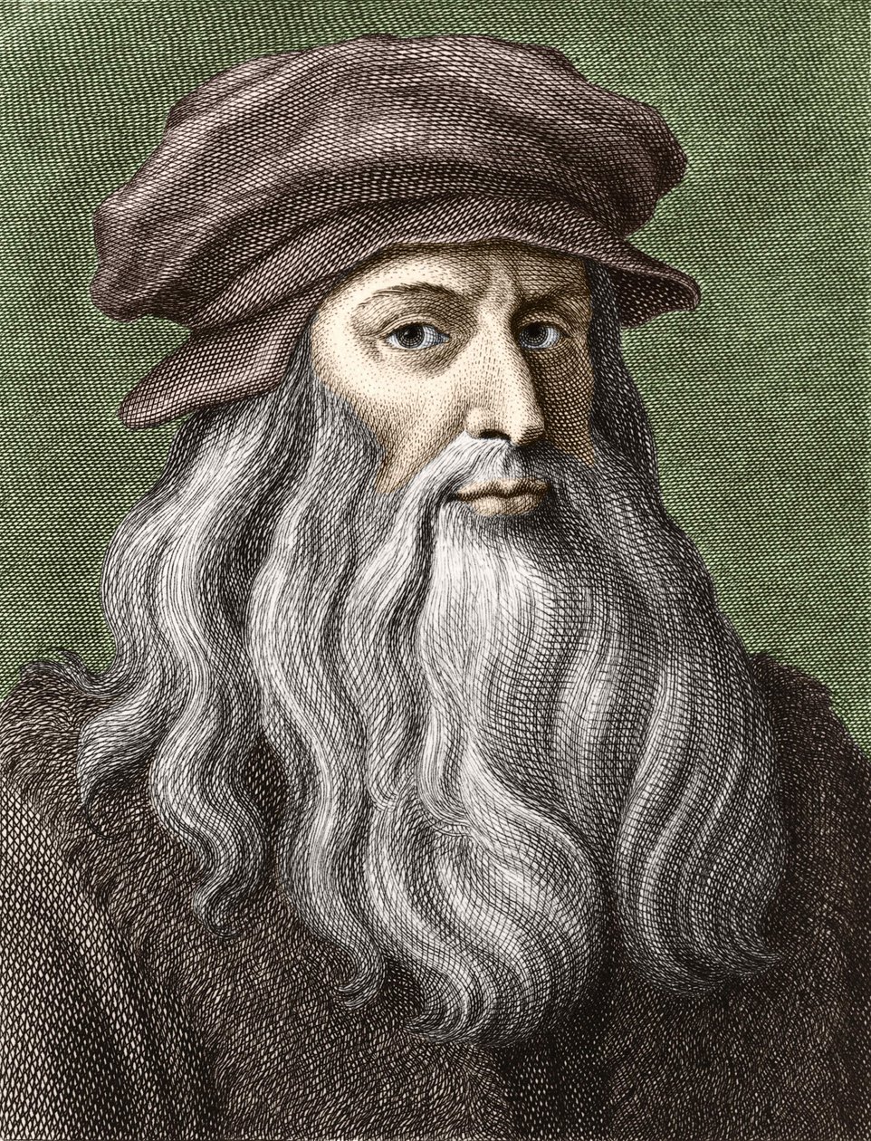 Portrét Leonarda da Vinciho od Unknown artist