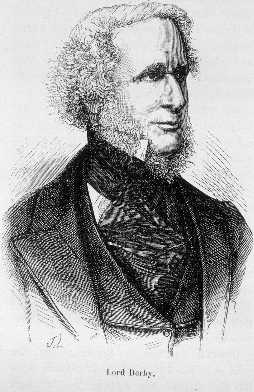 Portrét lorda Derbyho od Unknown artist