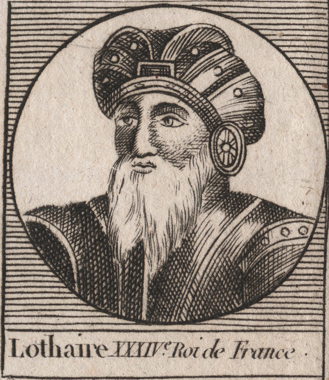 Portrét Lothaira od Unknown artist