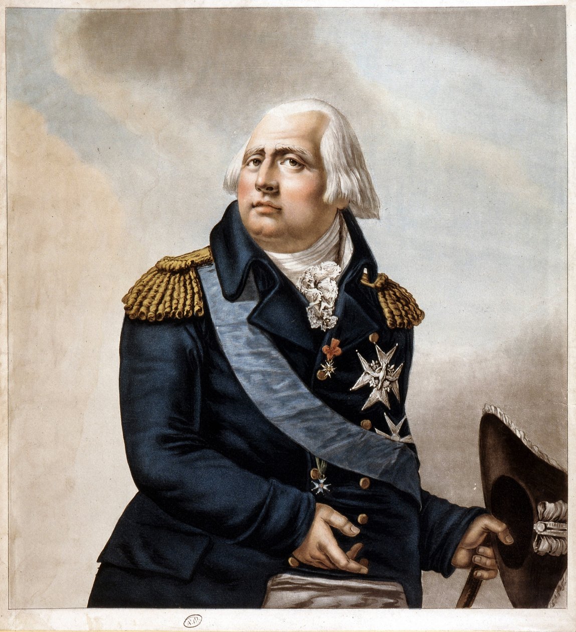 Portrét Ludvíka XVIII, v.1820 od Unknown artist