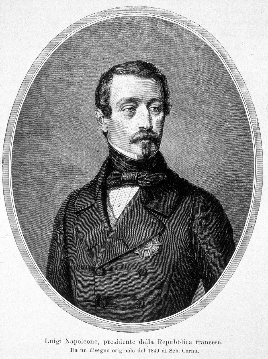 Portrét Napoleona III od Unknown artist