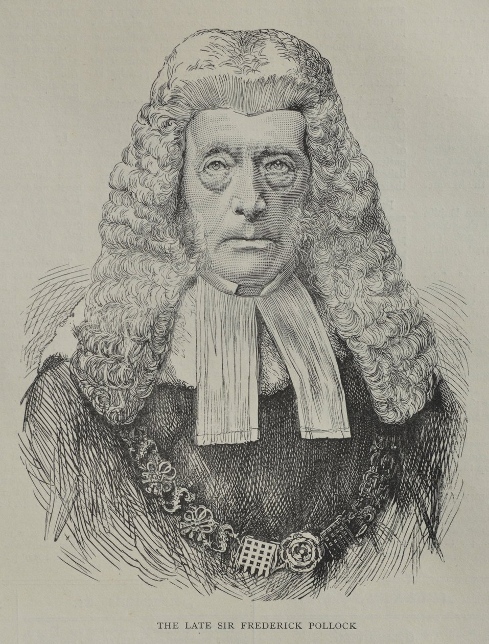 Portrét sira Fredericka Pollocka od Unknown artist