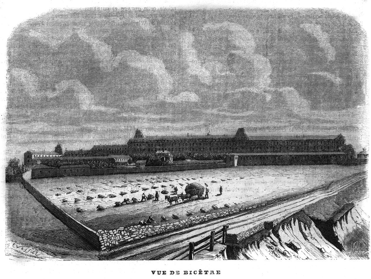 Pohled na Bicetre poblíž Paříže v roce 1858. od Unknown artist