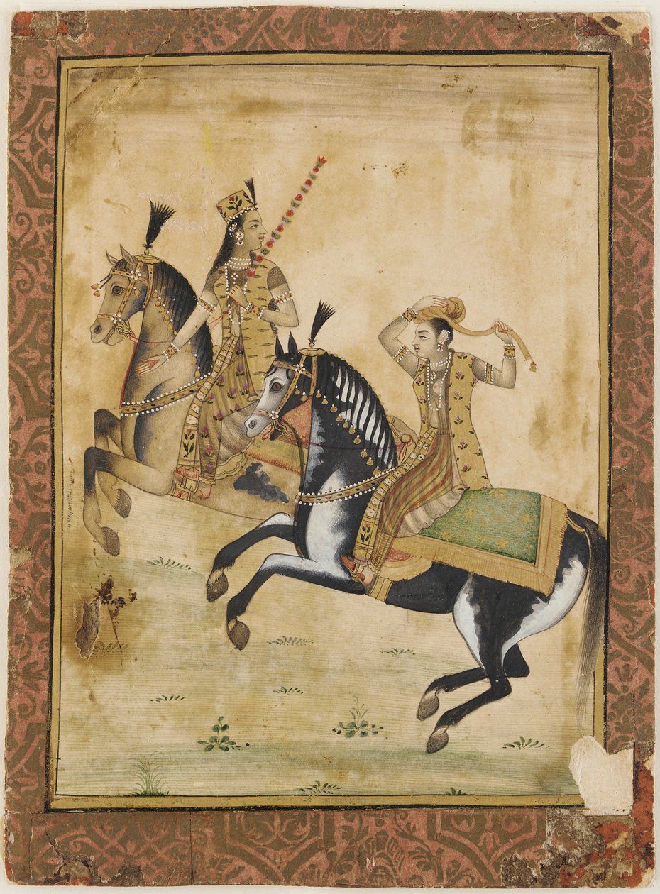 A Prince and princess on horseback   1257508   cs       czech Successfully Translated  Original: Drie vrouwen in een leenbibliotheek The circulating library (title on object) Translat: Drie vrouwen in een leenbibliotheek The circulating library (title on o od Unknown artist