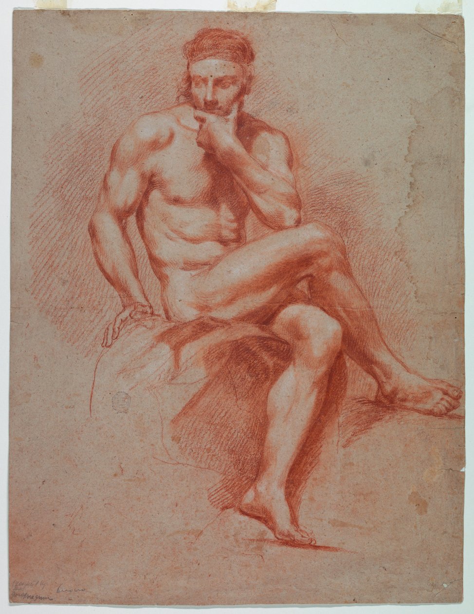 Nahý muž od Unknown artist