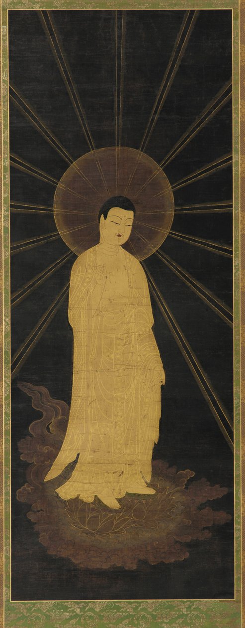 Amitabha (Amida) vítá duše do ráje od Unknown artist