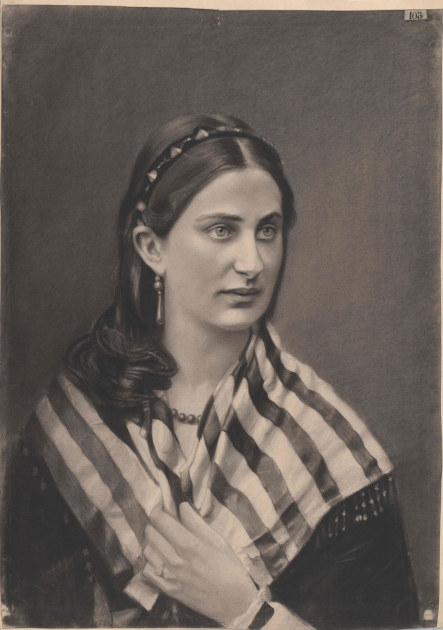 Auguste Baudius (tisk) od Unknown artist