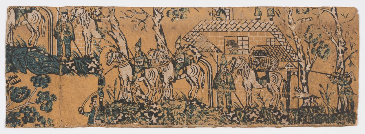 Fragment bandboxu od Unknown artist