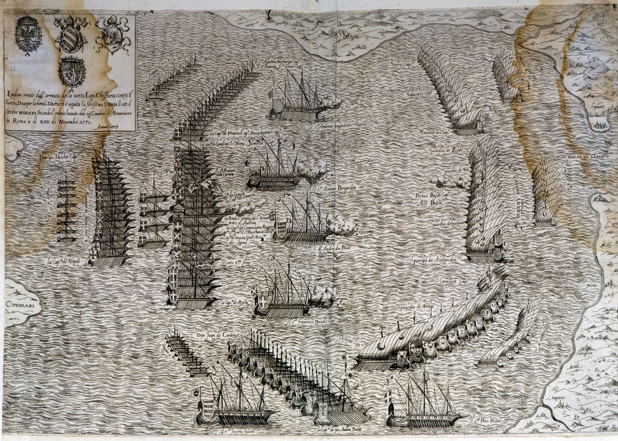 Bitva u Lepanta (Lepanto) od Unknown artist