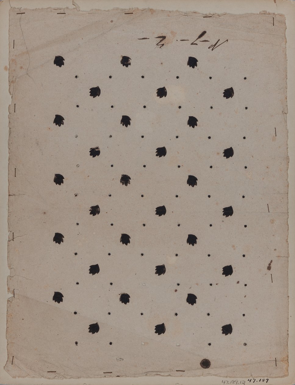 Kresba návrhu, konec 18. století od Unknown artist