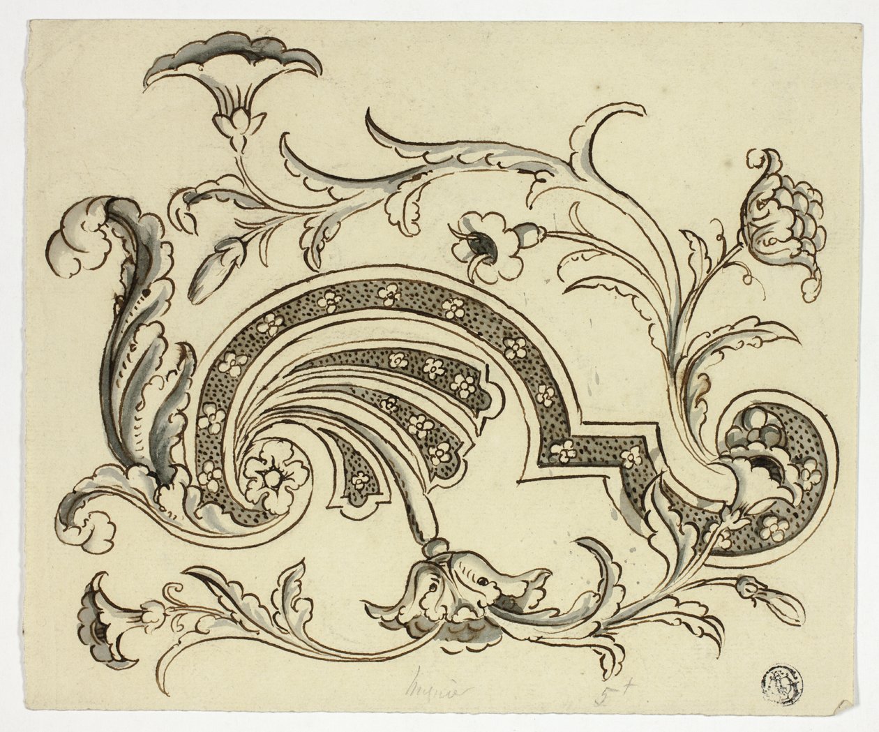 Design s mákem od Unknown artist