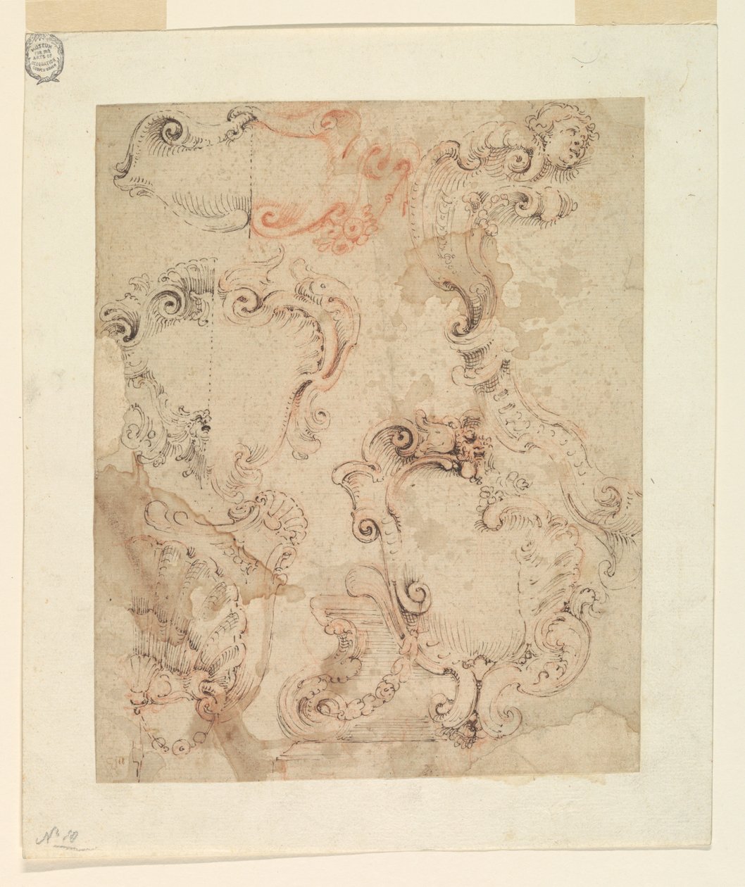 Návrhy kování Scrollwork od Unknown artist
