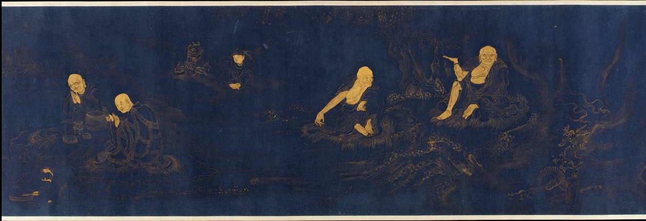 Osmnáct <em>Luohanů</em> od Unknown artist