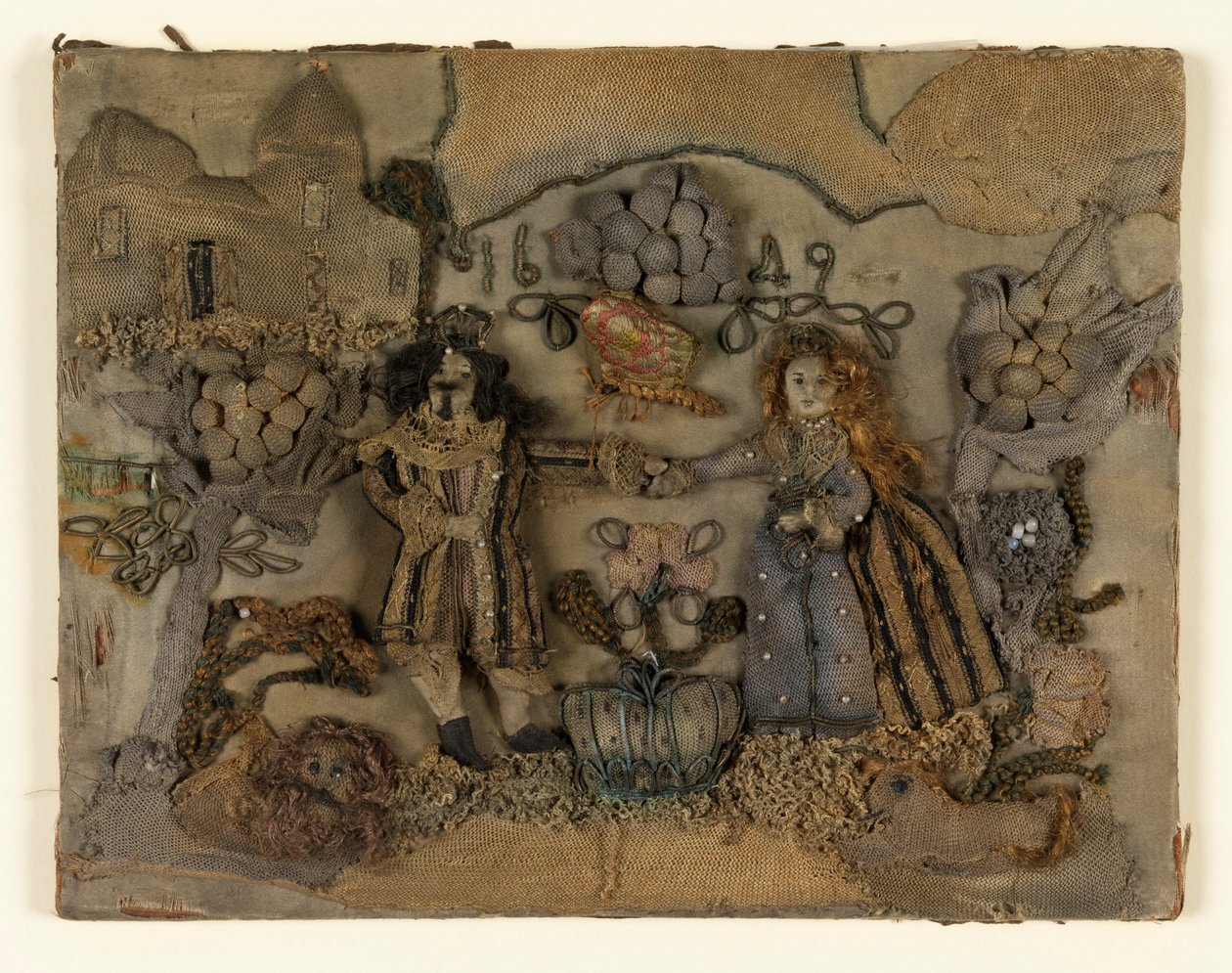Vyšívaný obrázek od Unknown artist