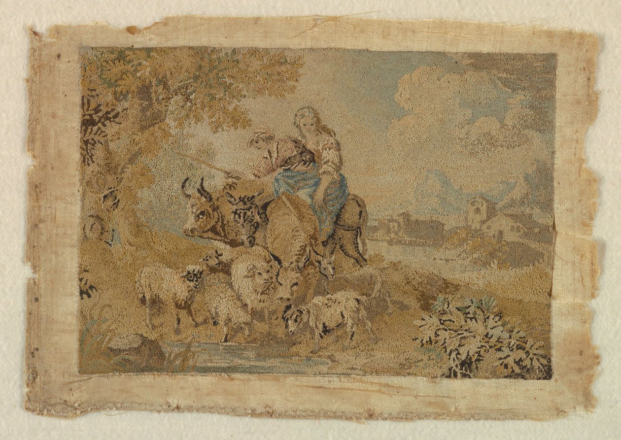 Vyšívaný obrázek od Unknown artist
