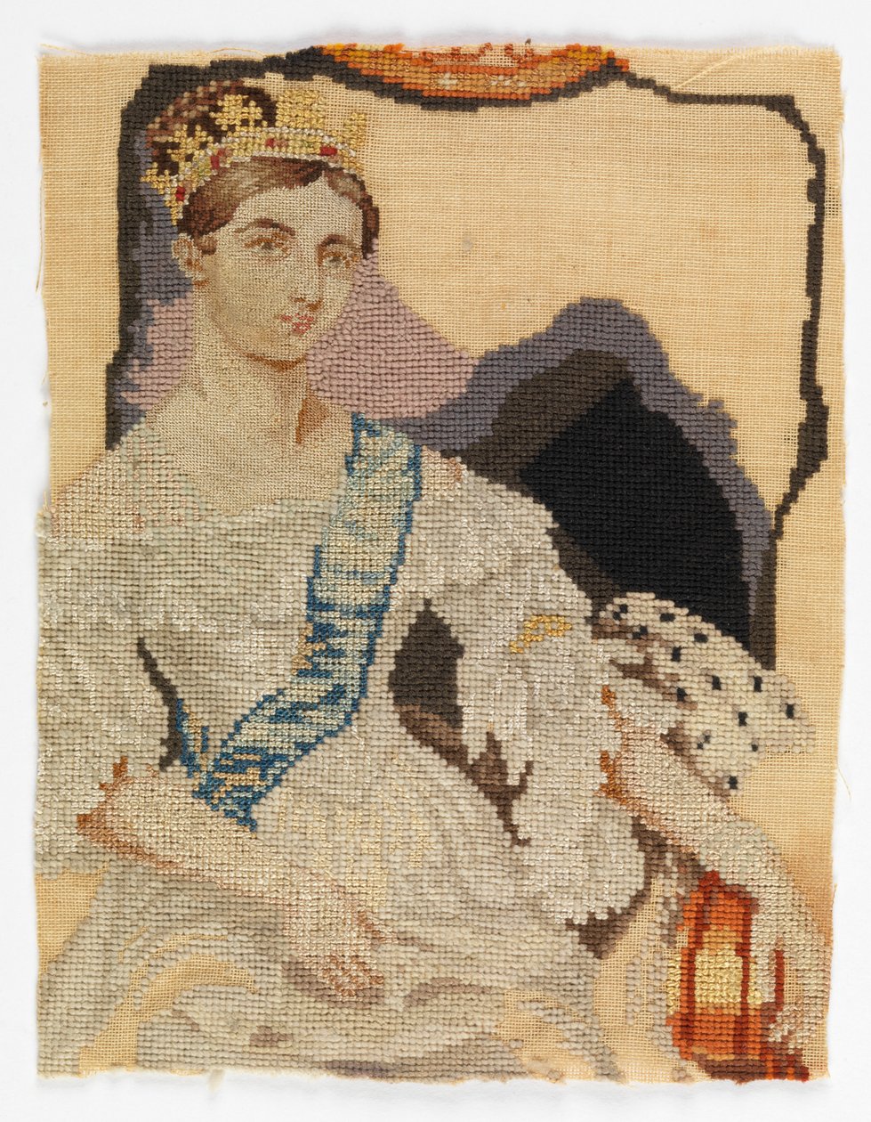 Vyšívaný obrázek od Unknown artist