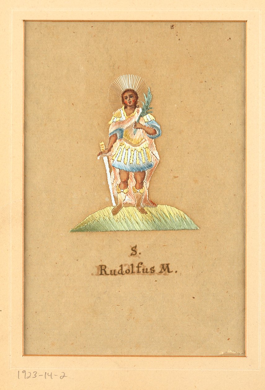 Vyšívaný obrázek od Unknown artist