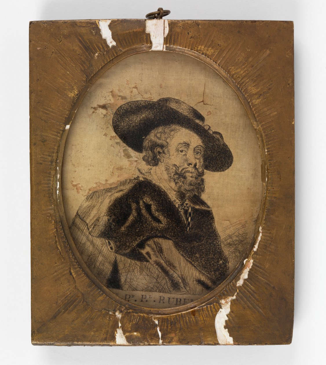 Vyšívaný obrázek od Unknown artist