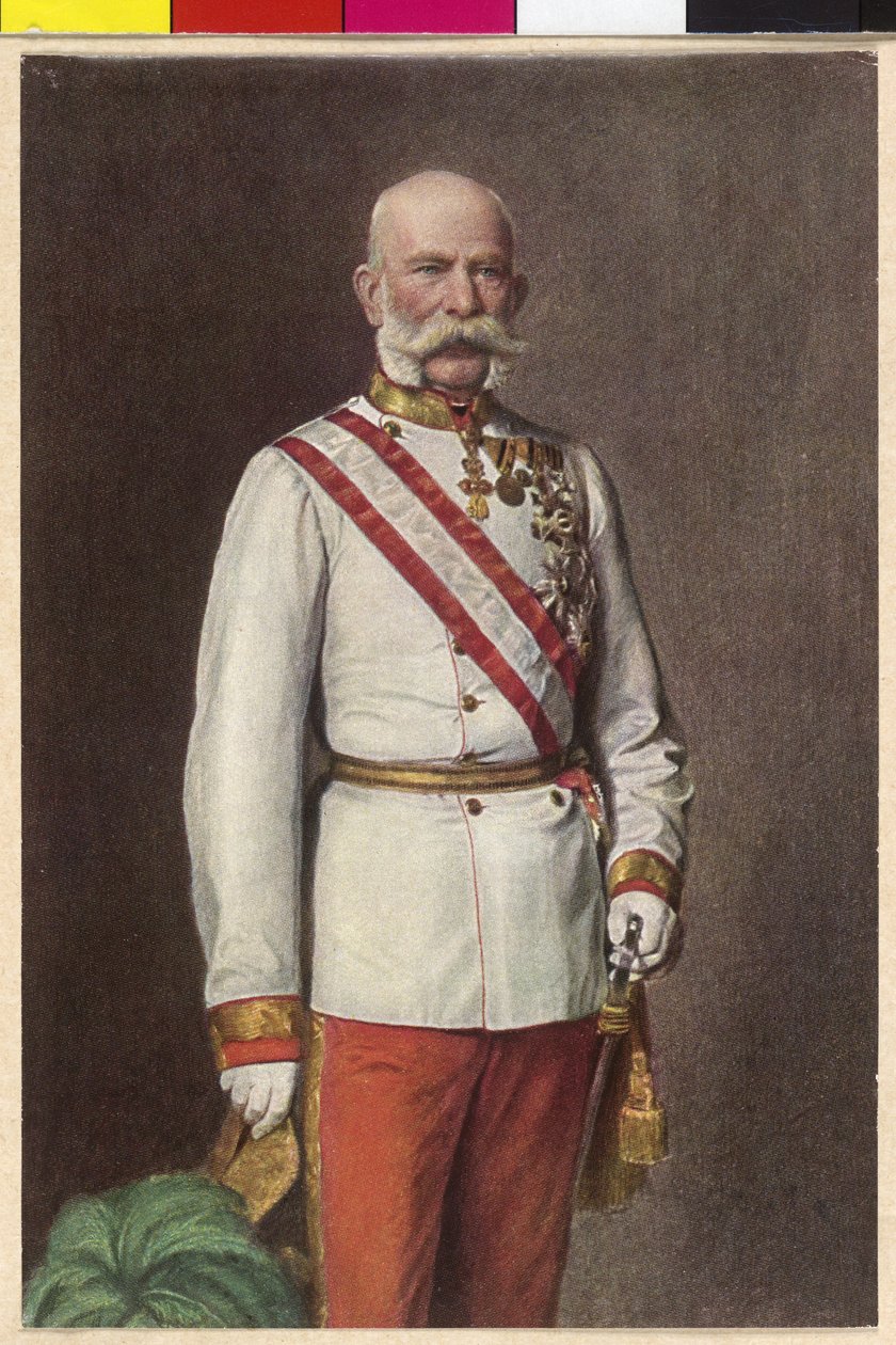 Rakouský císař František Josef I. od Unknown artist