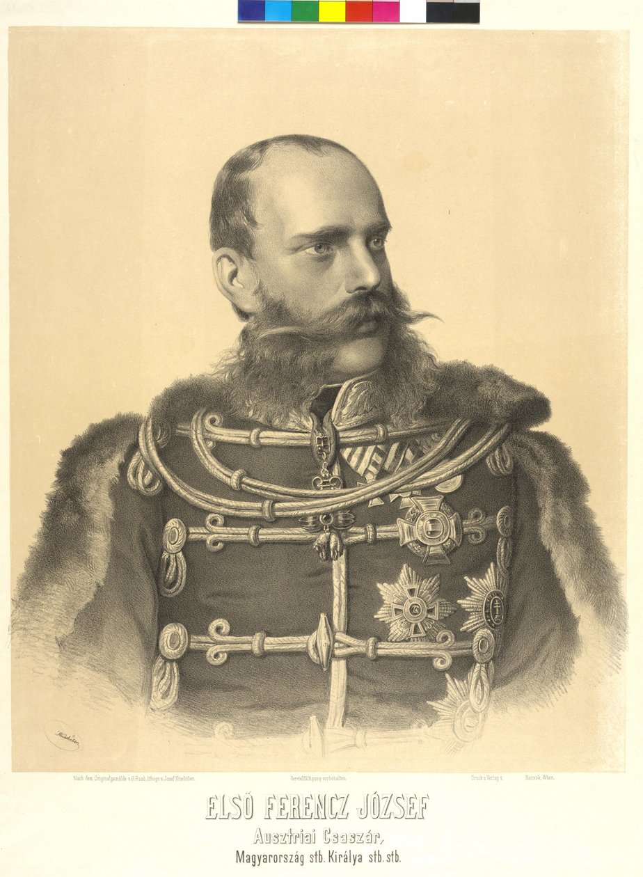 Rakouský císař František Josef I. od Unknown artist