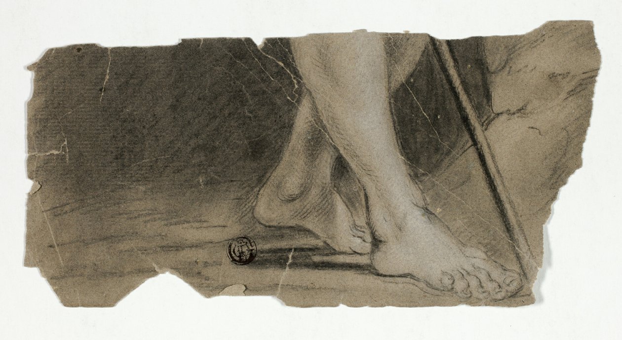 Nohy Jana Křtitele (fragment) od Unknown artist
