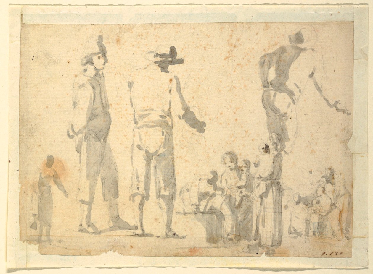 Figurální studie od Unknown artist