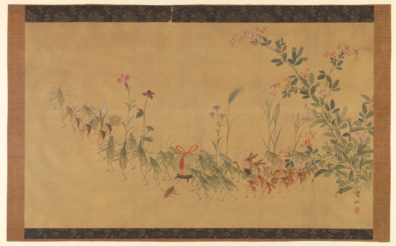 Průvod hmyzu Daimyo od Unknown artist