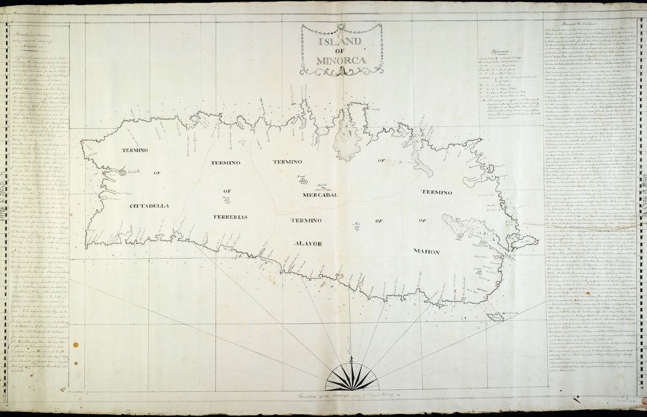 Ostrov Minorca od Unknown artist