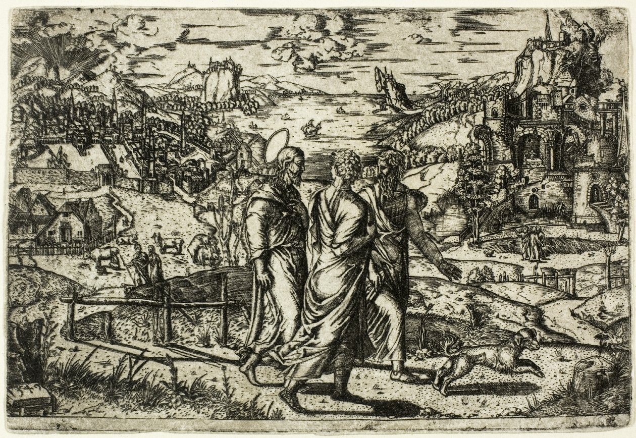 Cesta do Emaus od Unknown artist