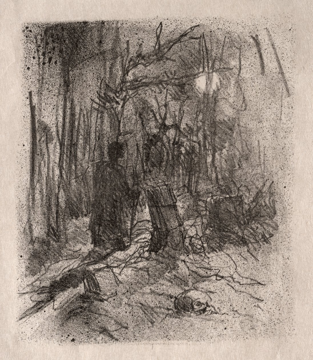 Buskův hřbitov od Unknown artist