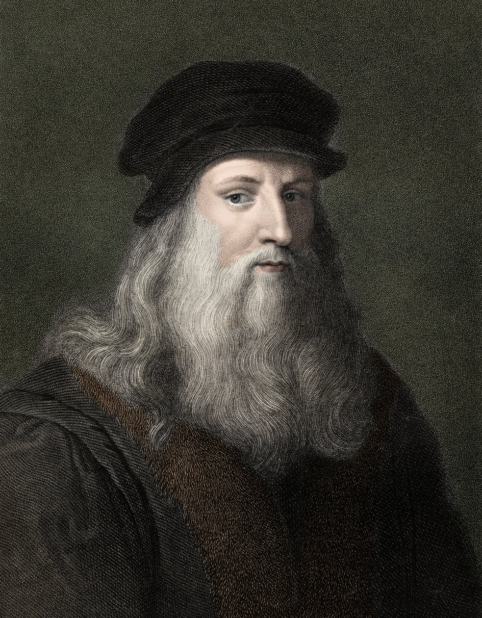 Leonardo Da Vinci (1452-1519) od Unknown artist