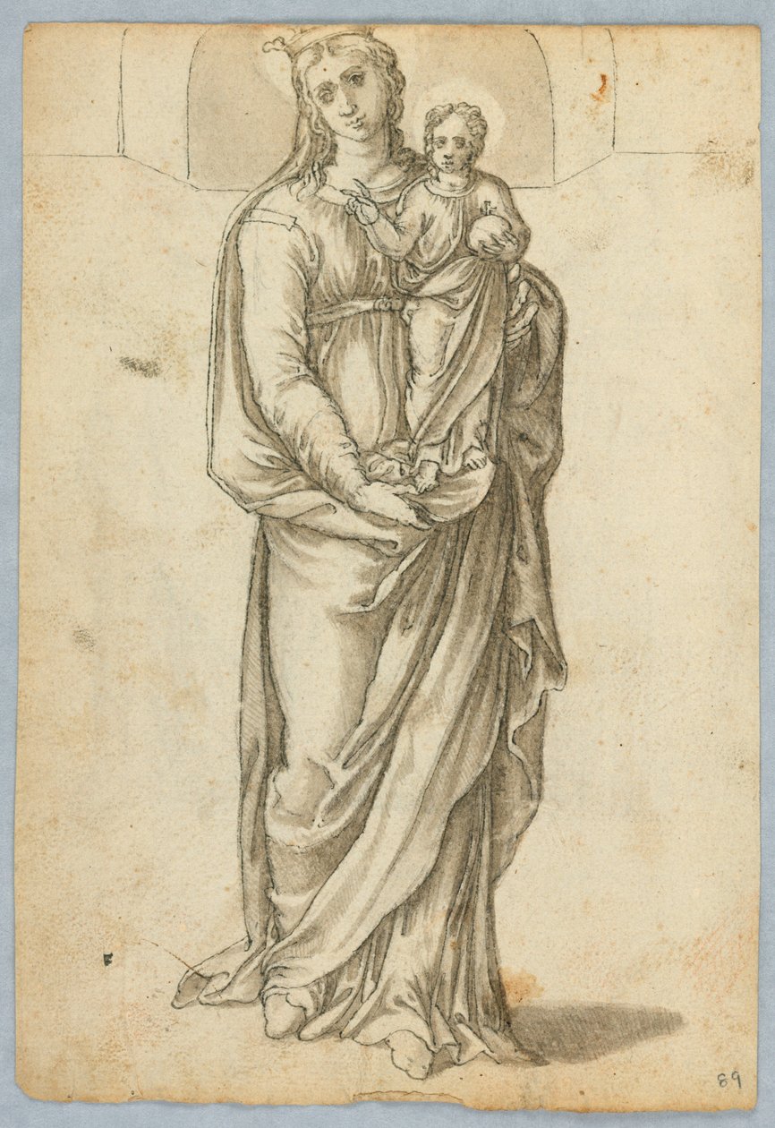 Madonna a dítě od Unknown artist