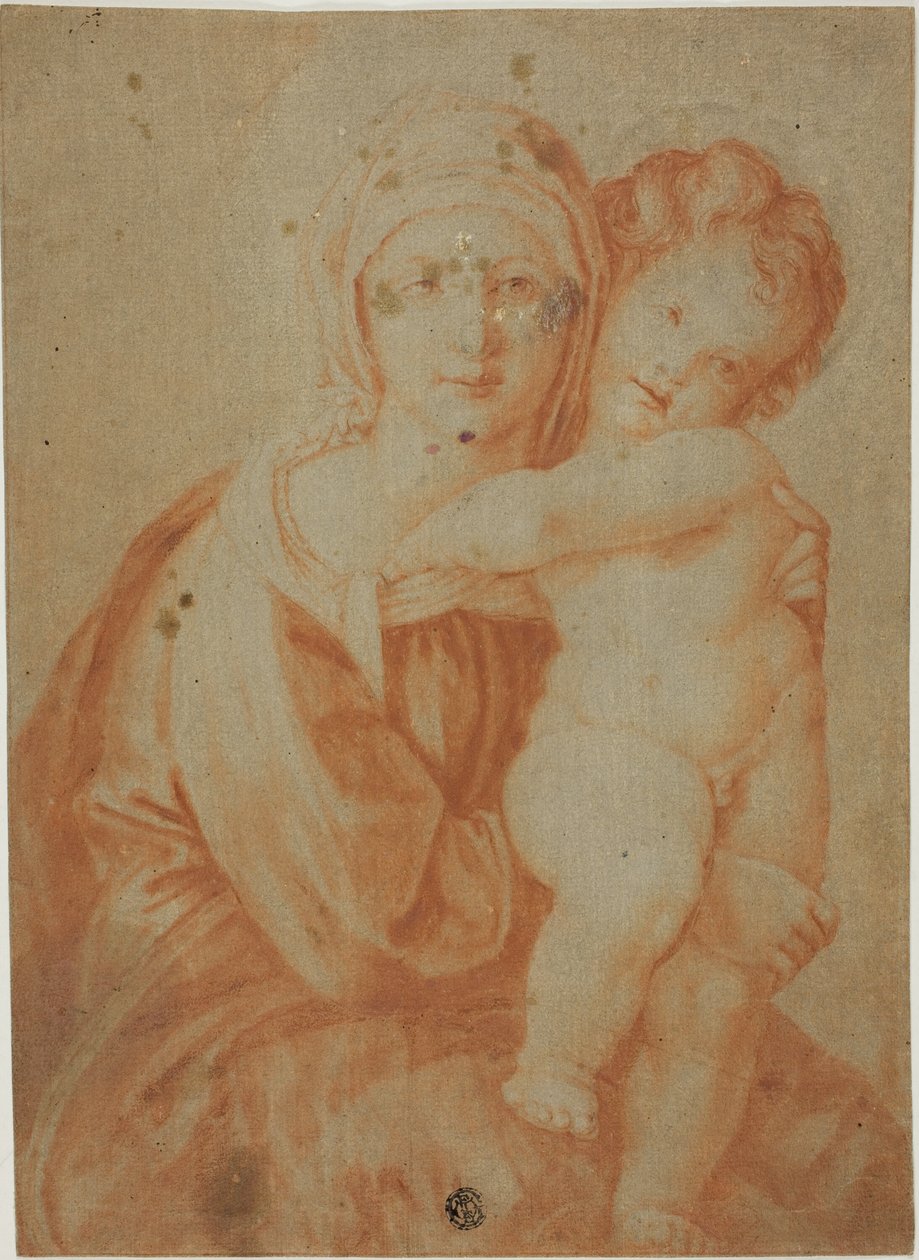 Madonna a dítě od Unknown artist