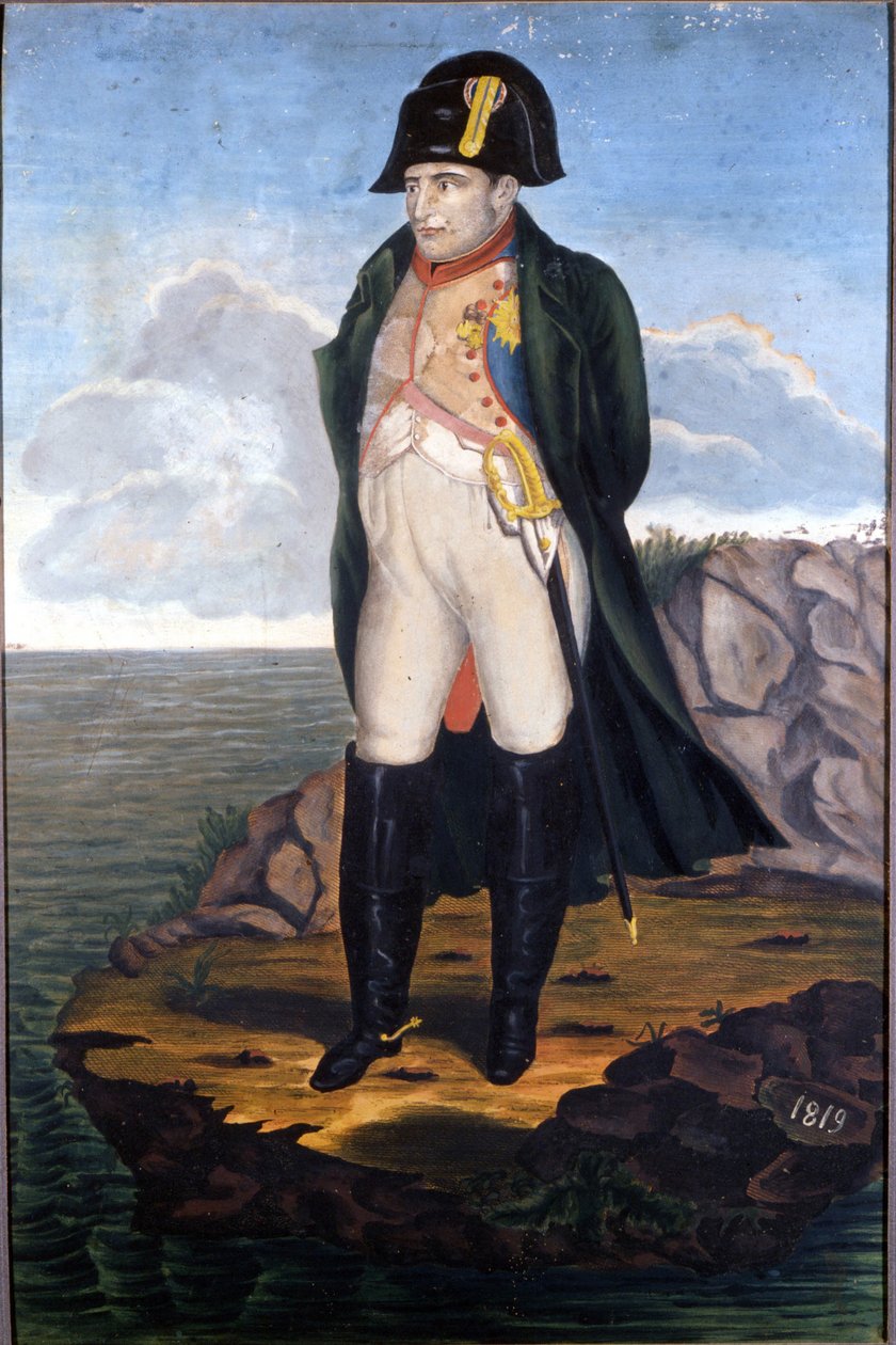 Napoleon ve Svaté Heleně od Unknown artist