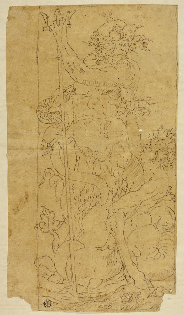Neptun a Triton od Unknown artist