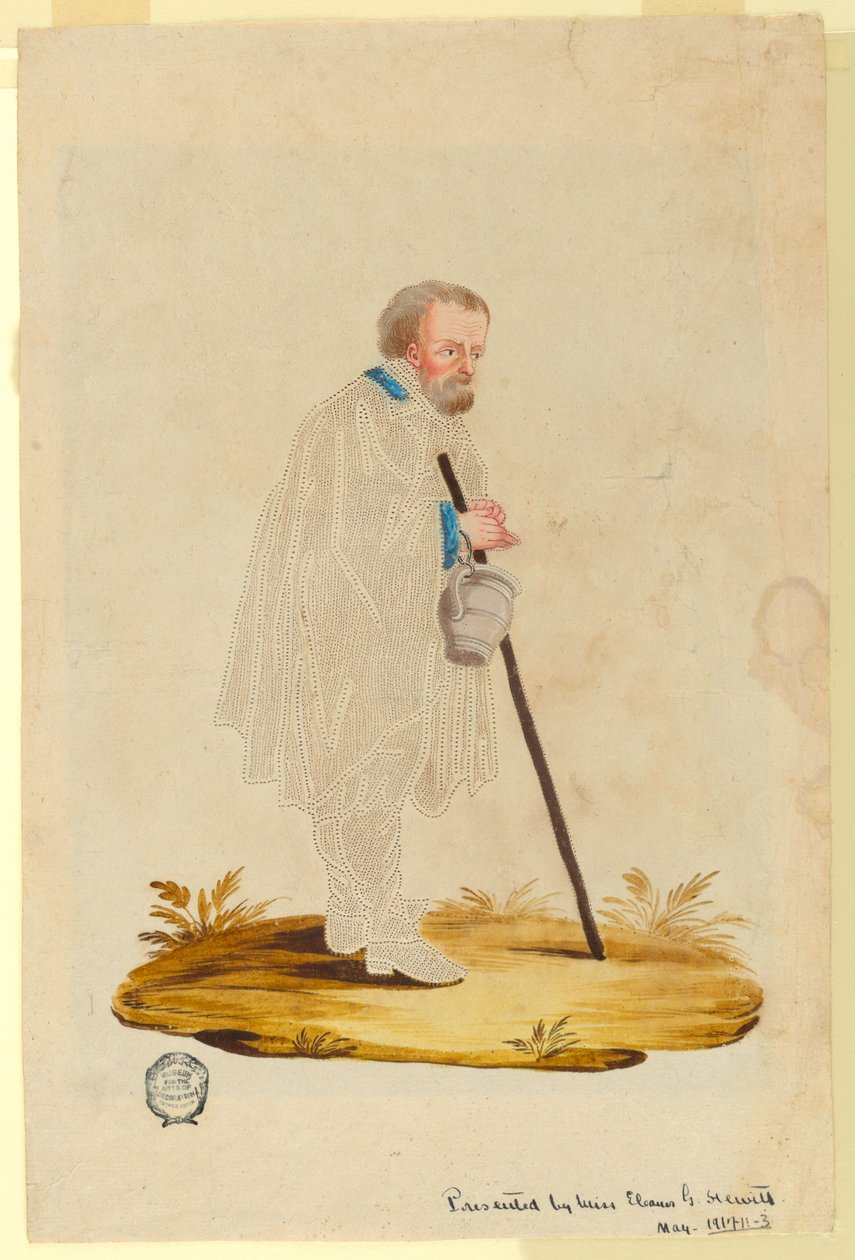 Starý žebrák od Unknown artist