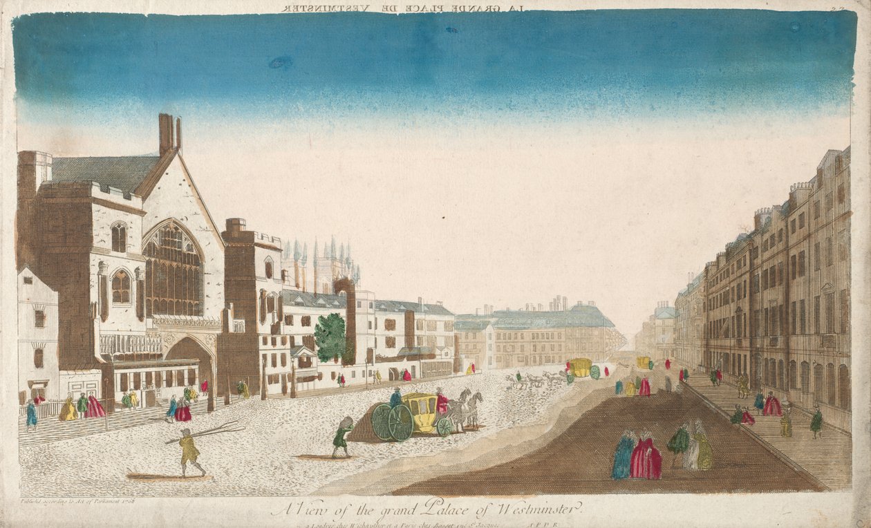 Westminsterský palác od Unknown artist