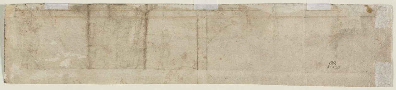 Částečná architektonická studie (verso) od Unknown artist
