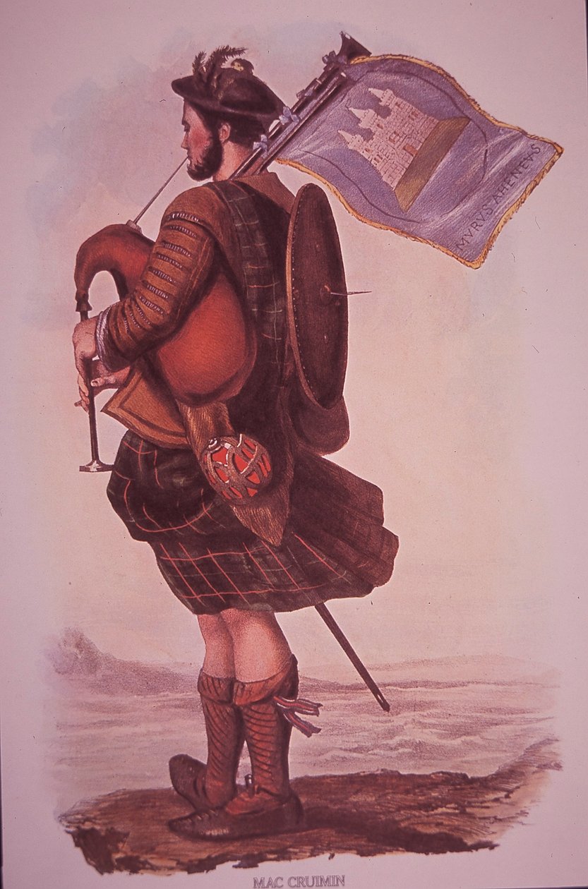 Piper z klanu MacCriumin od Unknown artist