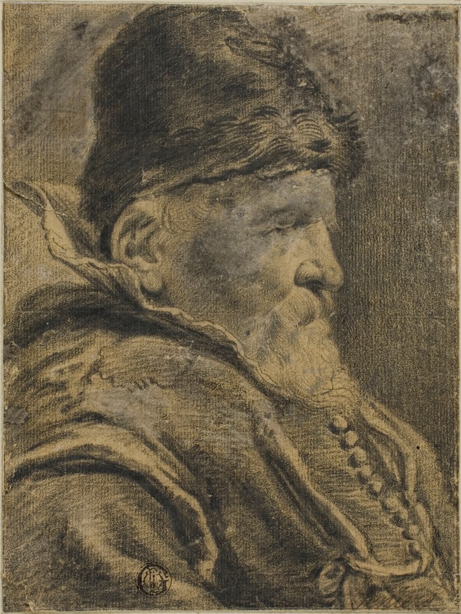 Portrét Busta starého muže od Unknown artist
