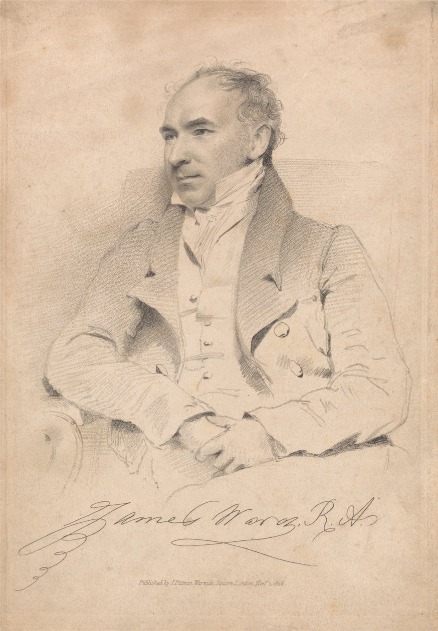 Portrét Jamese Warda, R. A. od Unknown artist