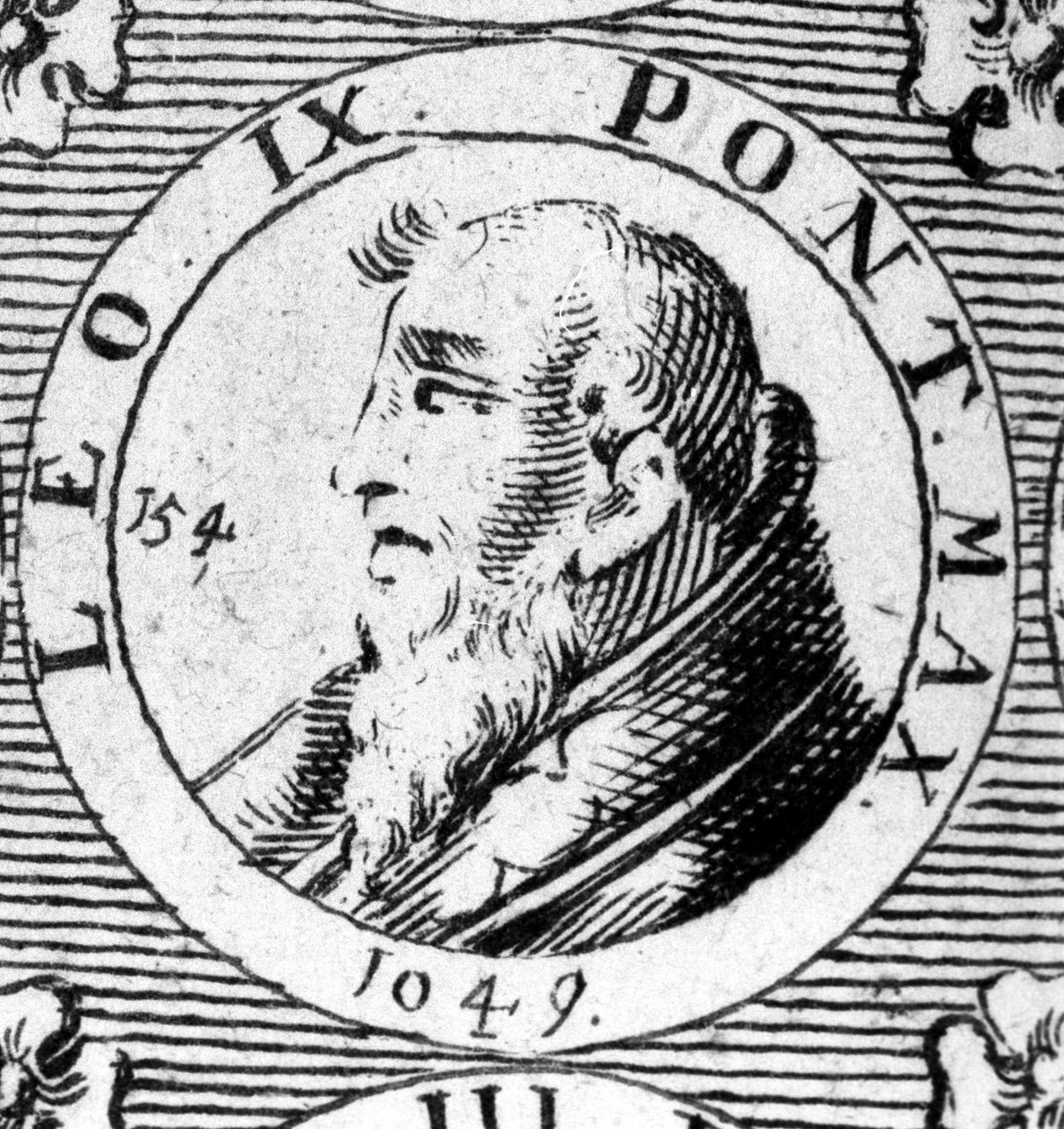 Portrét papeže Lva IX (1002-1054). od Unknown artist