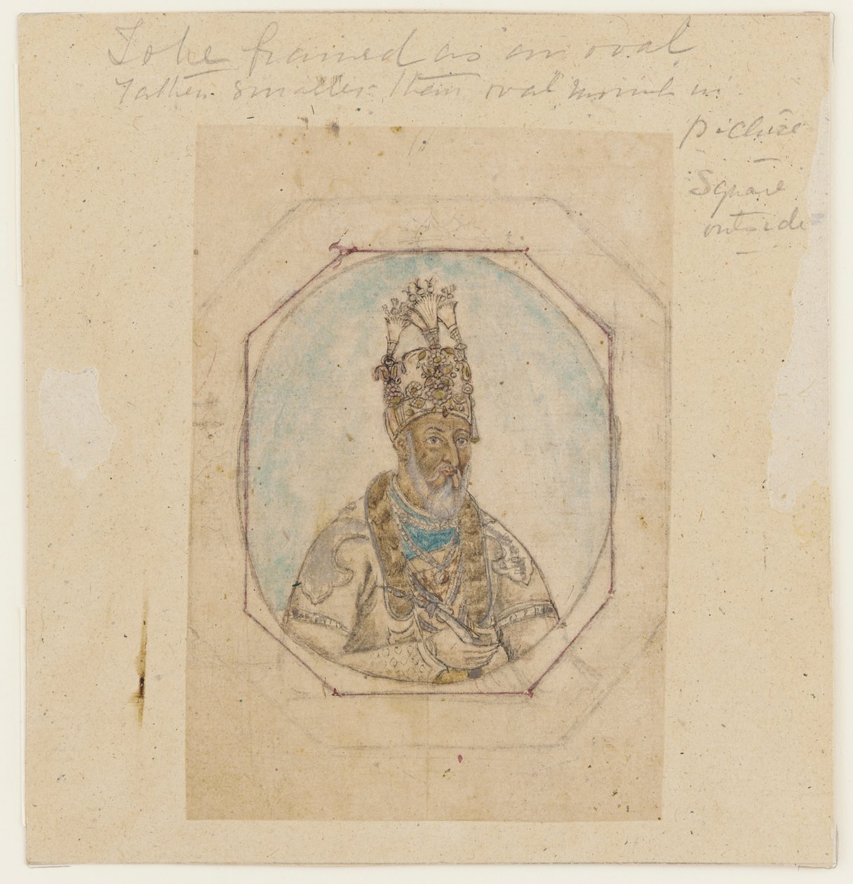 Portrét mughalského vládce od Unknown artist