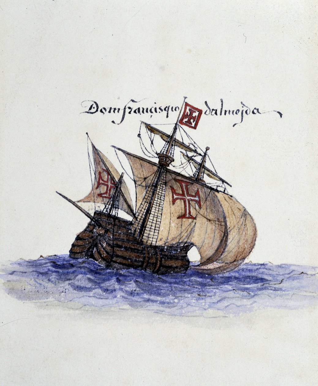Portugalská karavela od Unknown artist