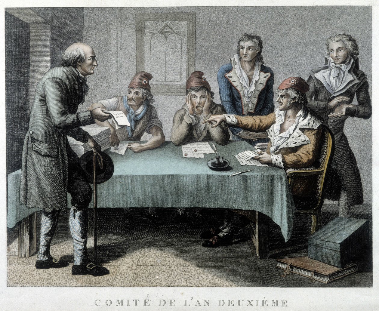 Revoluční výbor roku II (1794) od Unknown artist