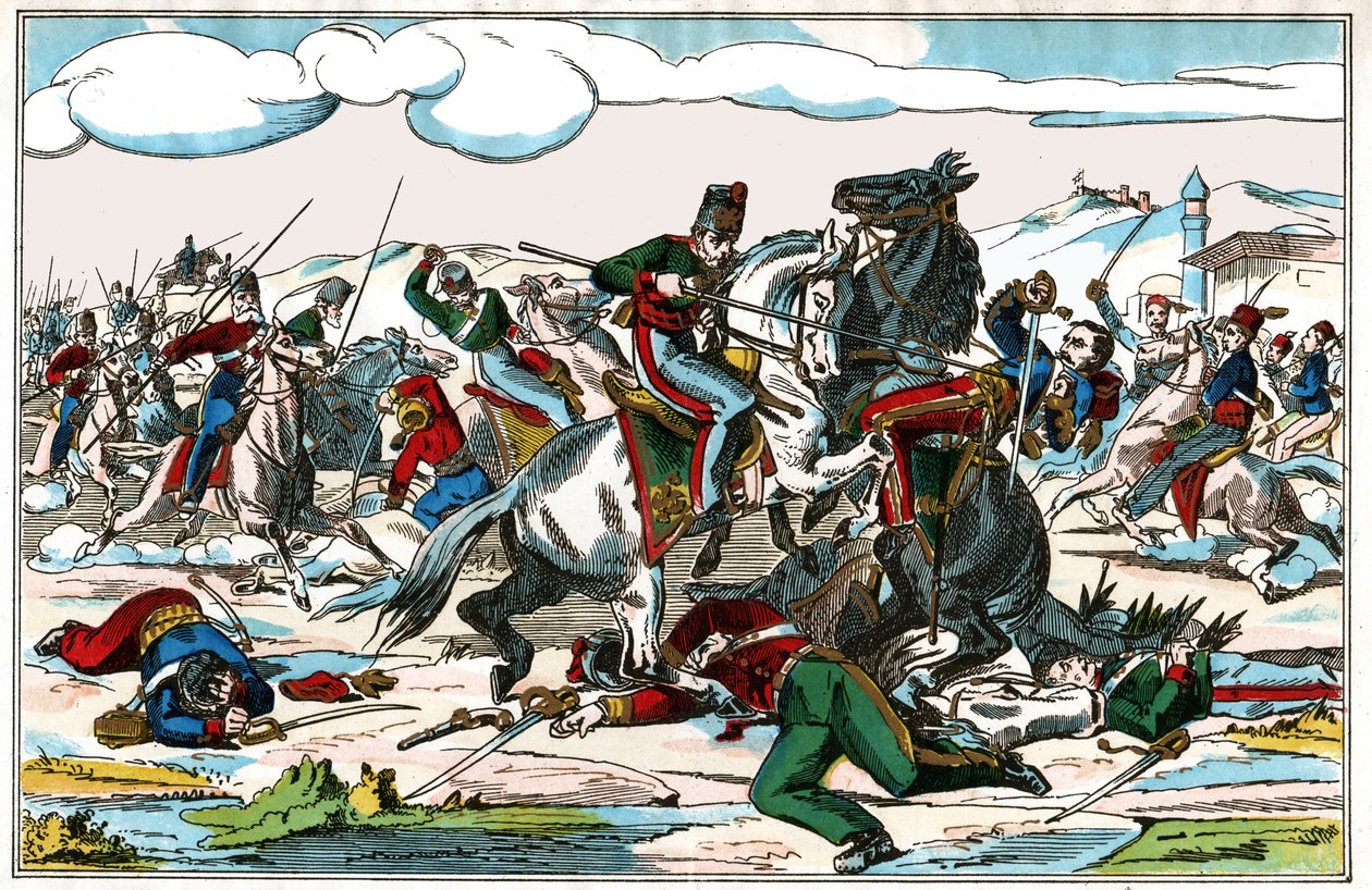 Ruská turecká válka. (Ilustrace, cca 1880) od Unknown artist