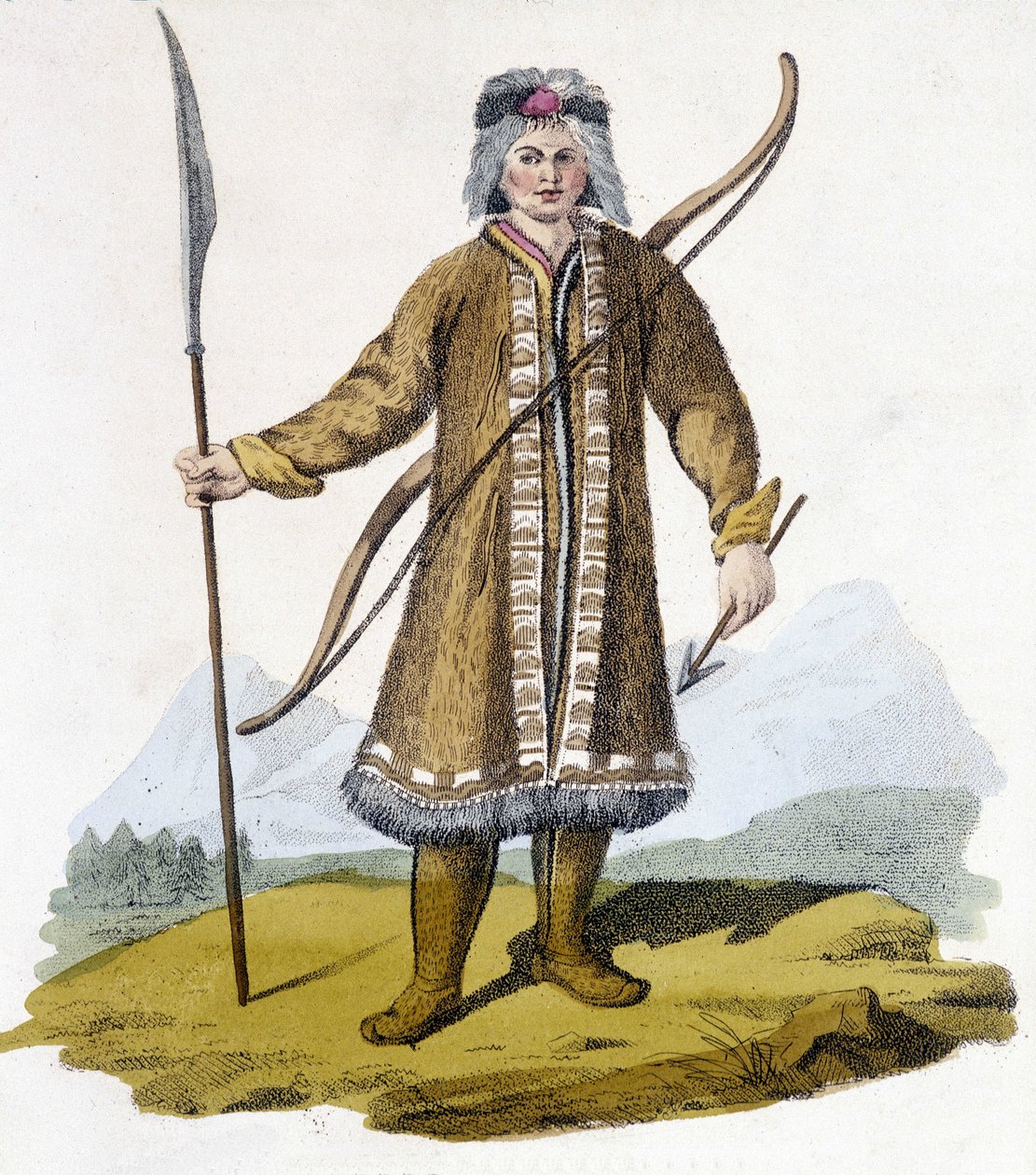 ruský lovec od Unknown artist